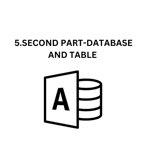 5.SECOND PART-DATABASE AND TABLE (03)